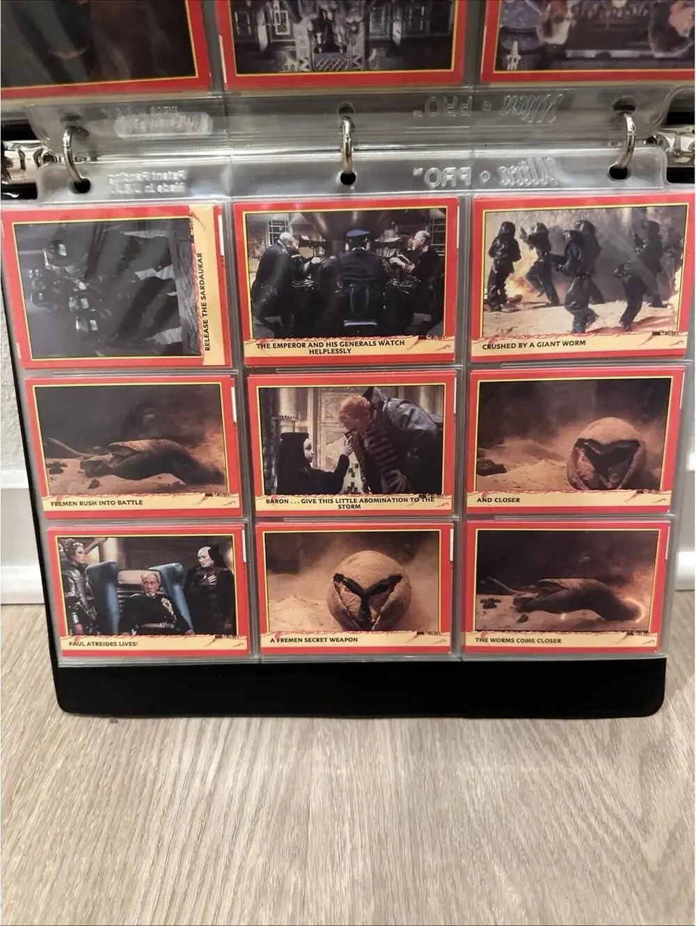 1984 Fleer Dune Movie Trading‎ Card Complete Base Set 137+